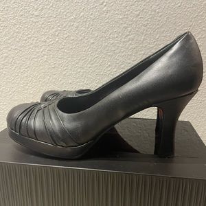 Black & Red Mudd 3-inch Heels